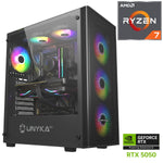 PC Gaming AMD Ryzen 5 5700X - 32GB - M.2 NVMe 1TB - RTX 5050 8GB - WiFi - Windows 11 Pro